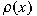 $\rho(x)$